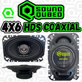 Soundqubed HDS Series 4x6" Coaxial 2-way Speakers Pair