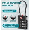 ANVIL Luggage Locks - TSA Approved, Advanced TSA008 Core, Alert