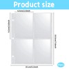 Sammelkarten Hüllen 480 Pockets, 60 Seiten Doppelseitiges Leere Transparente Photocard