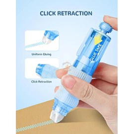 2 Tape Doble Cara Para Scrapbook,con 1 Repuesto,cinta Doble Color