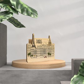 Paris Geschenk - Paris Holzkarte - Geburtstagskarte - Eiffelturm, Paris Geschenkidee, Paris Deko, Deko Frankreich, Deko Paris Design, Frankreich Deko, Urlaubsschein nach Paris, Paris Souvenirs