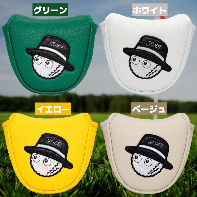 Ncolor Putter Cover Golf Head Cover Mallet Magnet Fits Scotty
