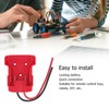 Battery Connector Adapter with Fuse Terminal ABS Safe Lithium Battery