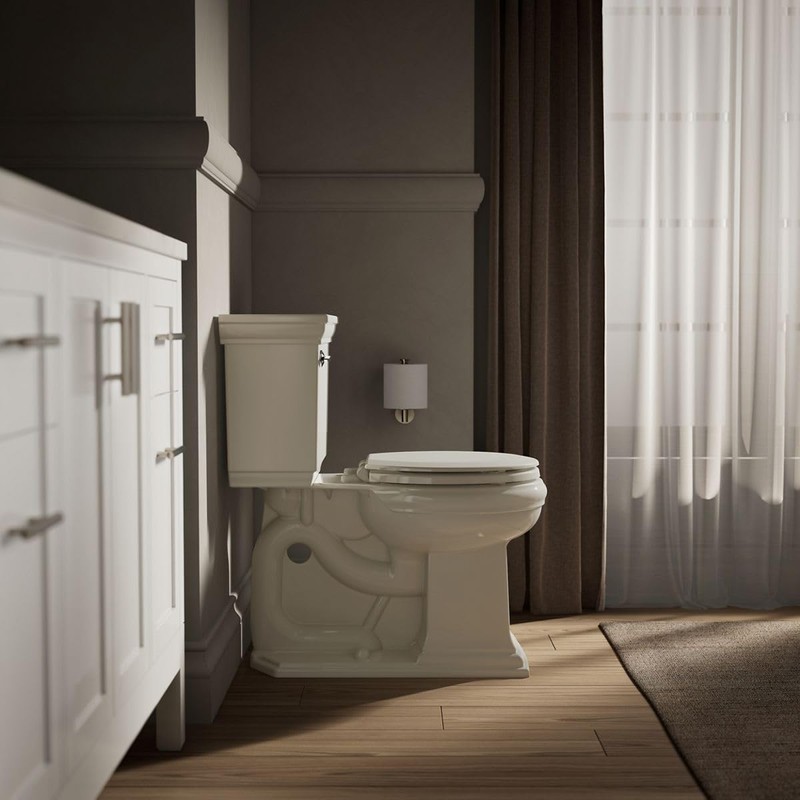 Kohler 25884-96 Triko Toilet Seats, Round, Biscuit