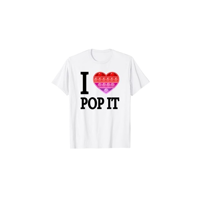 I Love Pop It Fidget Toys Popit Heart Pop It
