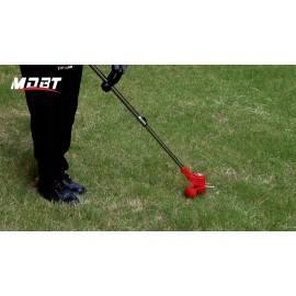 MDBT 21V Electric Lawn Mower 2pcs Rechargable Batteries Field Hay Mower for Garden