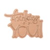 Spellbinders Glimmer Hot Foil Plate-Faux Script Thinking of You, Multi-Colour,