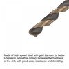 sourcing map 5 Pcs High Speed Steel Hex Shank Twist