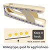 Roellgs Rolling Egg Tray Egg Holder, 2 Tier Rolling Egg