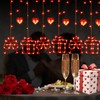 LOLStar Valentines Day Window Lights, 168 LEDs Red Gift Box