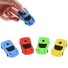 MGTECH Car Erasers for Kids, 12Pcs 3D Mini Vehicle Puzzle