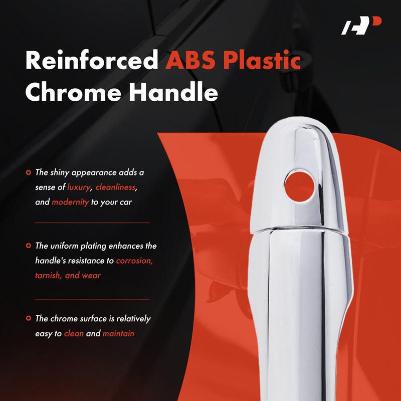 A-Premium Front Left Driver Side Exterior Door Handle with Keyhole