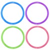 PENTA ANGEL Glitter Bangle Bracelets 8Pcs Retro Neon 80s 90s