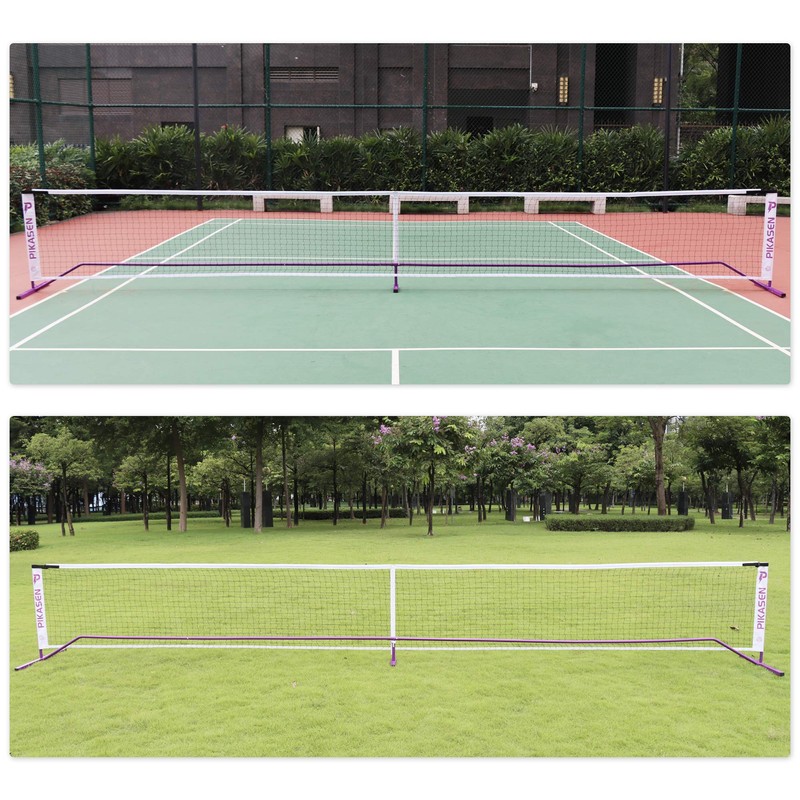 PIKASEN Portable Pickleball Net System - Regulation Size Pickle Ball