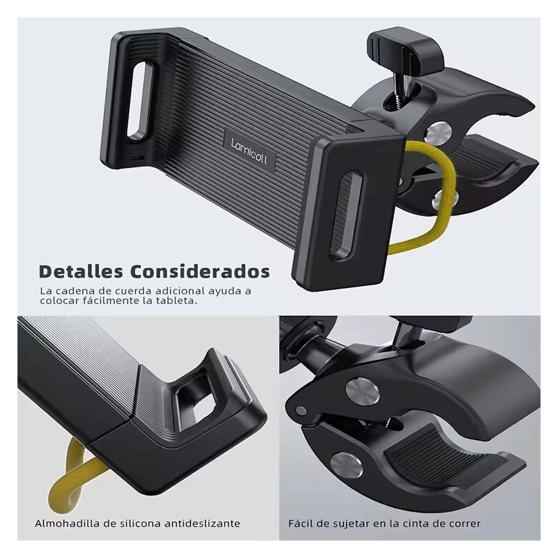 Lamicall BT01 Gym Exercise Bike Tablet Holder Spin Class Phone