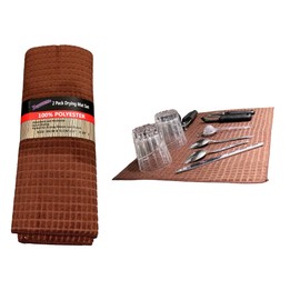 Microfiber Dish Drying Mat 2 Pack 20 X 15 Inch Kitchen Counter Mats Reversible Baby Bottles Dish Dry Pad Super Absorbent