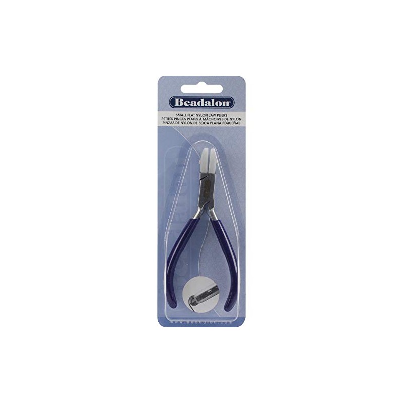 Beadalon Flat Nose Nylon Jaw Pliers with Replaceable Jaws