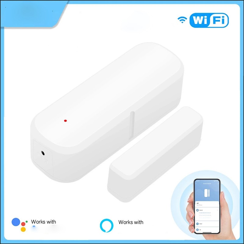 Smart Door Window Sensor 2.4G WiFi Magnetic Open Close Detector
