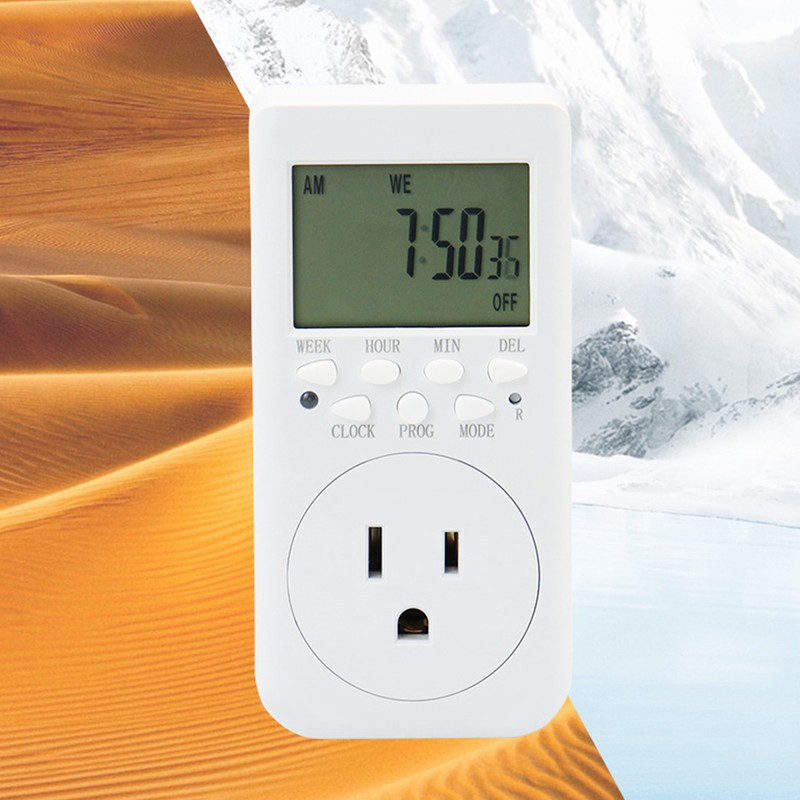 Timer Outlet Electric 24 Hour Indoor Plug in Outlet Timer