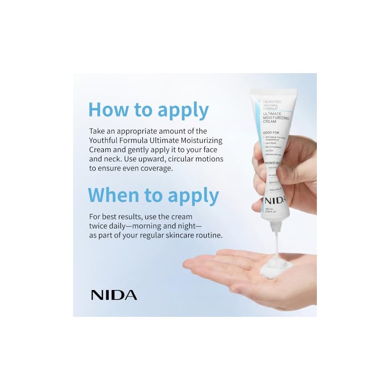 Youthful Formula Ultimate Moisturizing Cream | Centella Asiatica, niacinamida, ácido