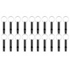 Daiilg 20 Pack Aluminum Whistle, Sports Whistle, Emergency Survival Whistles