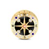 GNOCE Mysterious Compass Charm Bead S925 Sterling Silver Du bist