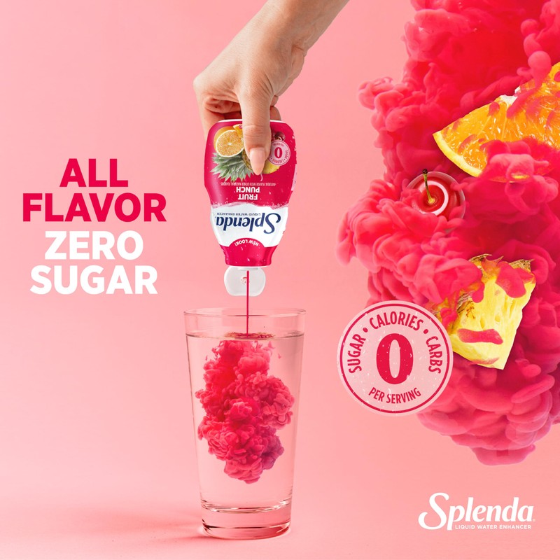 SPLENDA Liquid Water Enhancer Drops, Sugar Free, Zero Calorie, Natural