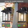 Solar Wall Lanterns Outdoor Motion Sensor, Solar Powered Porch Light