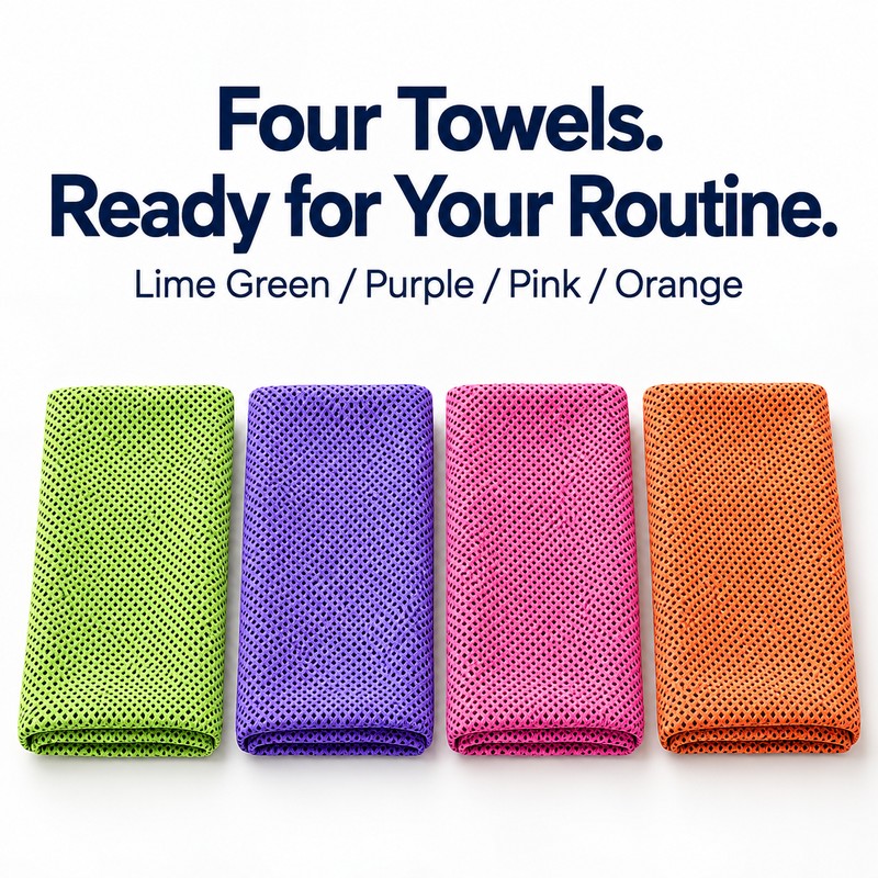 Cooling Towels for Workouts – Soft, Breathable Microfiber Comfort for