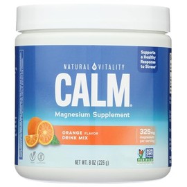Calm Natural Vitality Magnesio Sabor Naranja 8 OZ