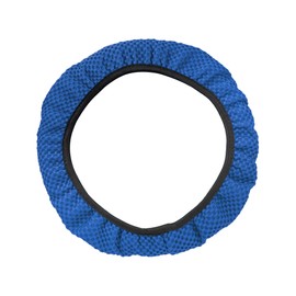 REPAIROCK Steering Wheel Cover Universal Elastic Stretch Antislip Breathable Microfiber Ice Silk Interior Trim Wheel Protector for Car Truck SUV Blue Auto Replacement Parts