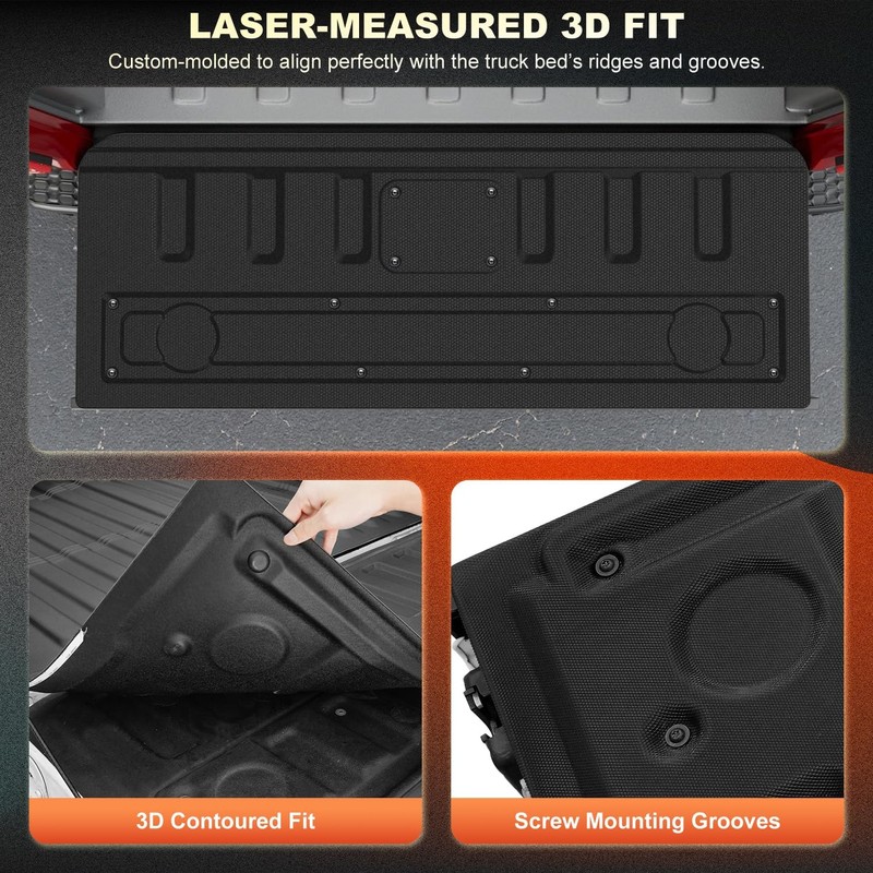 AOMSAZTO Tailgate Mat Compatible with 2020 2023 2024 2025 2026