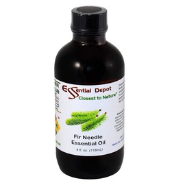 Essential Depot Fir Needle Essential Oil - GC/MS Tested - Supplied in 4 oz. Amber Glass Bottle with Black Phenolic Cone Lined and Safety Sealed Cap