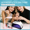 JEWHITENY White U V LED Lamp for Nails:Fast Nail Dryer