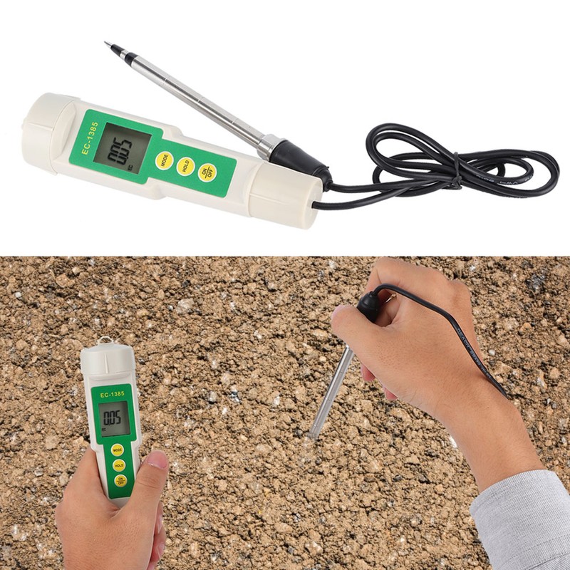 EC‑3185 Portable Soil EC/TDS/CF Tester Salinity Meter for Agricultural Horticultural