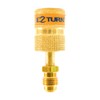 Uniweld EZAB EZ-Turn Anti-Blowback Adapter, 1/4" M.F. x 1/4" FF