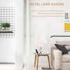 KESYOO Lamp Shade with Catch Only Umbrella Replacement Tabletop Fabric