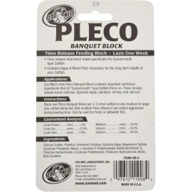 Zoo Med Laboratories AZMBB8 Pleco Banquet Block Black 0.45 Ounce (Pack of 1)