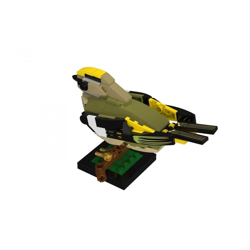BlueBrixx Pro 108366 Winter Gold Chicken Made of Clamping Blocks