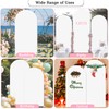 JCJ Arch Backdrop Cover 7.2FT 6FT, White Wedding Arch Stand
