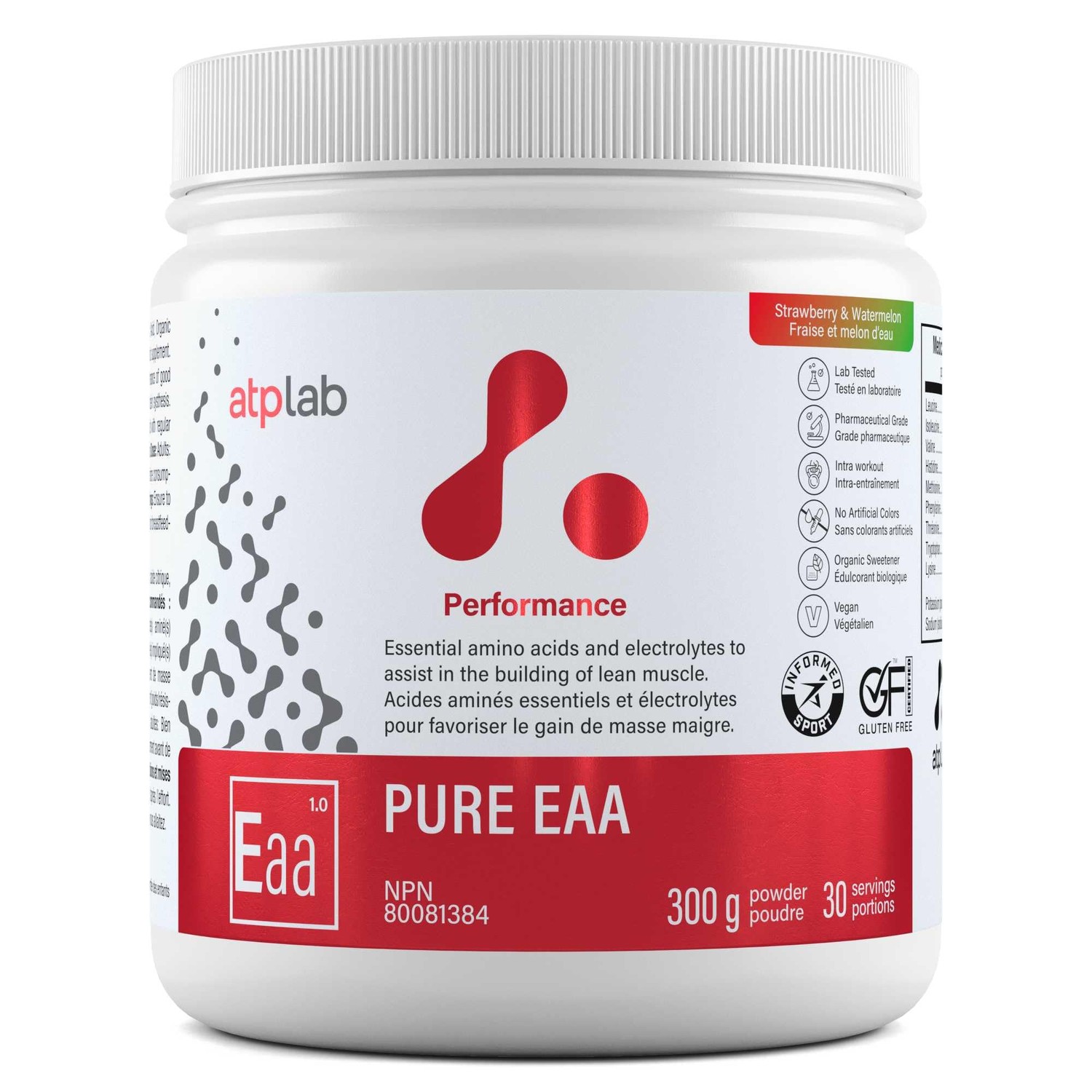 ATP LAB Pure EAA Powder, 300g - Strawberry & Watermelon Flavor ...
