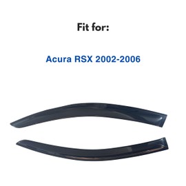 IG Window Visor for Acura RSX 2002-2006, Rain Guard Tape-On Extra Durable Sun Wind Side Vent Window Deflector, 2002 2003 2004 2005 2006