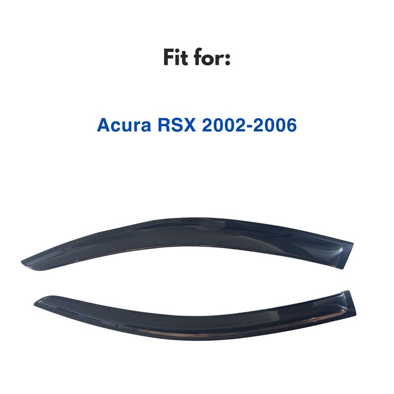 IG Window Visor for Acura RSX 2002-2006, Rain Guard Tape-On