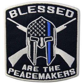 Blessed are The Peacemakers Patch Embroidered Applique Iron On Sew On Emblem