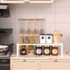 Expandable Adjustable Stackable Multi-Purpose Spice Racks，Metal Storage Rack, Sturdy and
