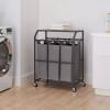 Trinity Carrito Lavanderia Cesto De Ropa Sucia Separador Organizador