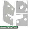 LQI Driver Door Latch Repair Reinforcement Plate Compatible with Jeep