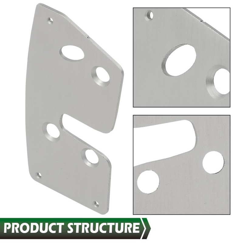 LQI Driver Door Latch Repair Reinforcement Plate Compatible with Jeep