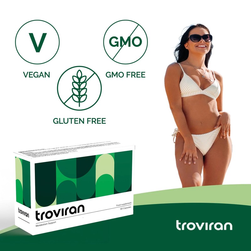 Troviran Metabolism Support Formula, 60 Capsules, Vegan and Gluten Free
