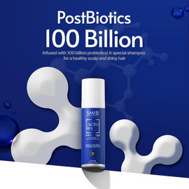 ZIOSTAND SMIB LactoBio Color Change Shampoo | Natural-Looking Gray Coverage | Hair Strengthening & Scalp Care | Probiotics & Plant Proteins | 6.76 fl oz - Black